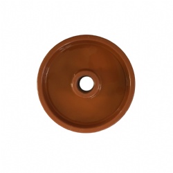 plastic rim of garden cart wheel